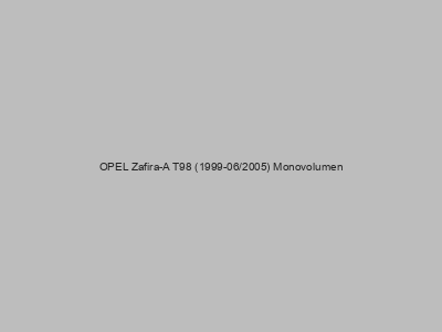 Kits electricos económicos para OPEL Zafira-A T98 (1999-06/2005) Monovolumen
